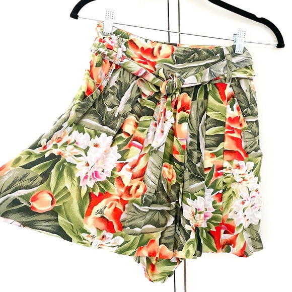Vintage 90s Alfred Sung Sport tropical skort - Picture 2 of 6
